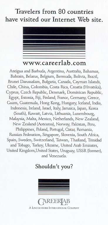 CareerLab Ad Showing Website Traffic
